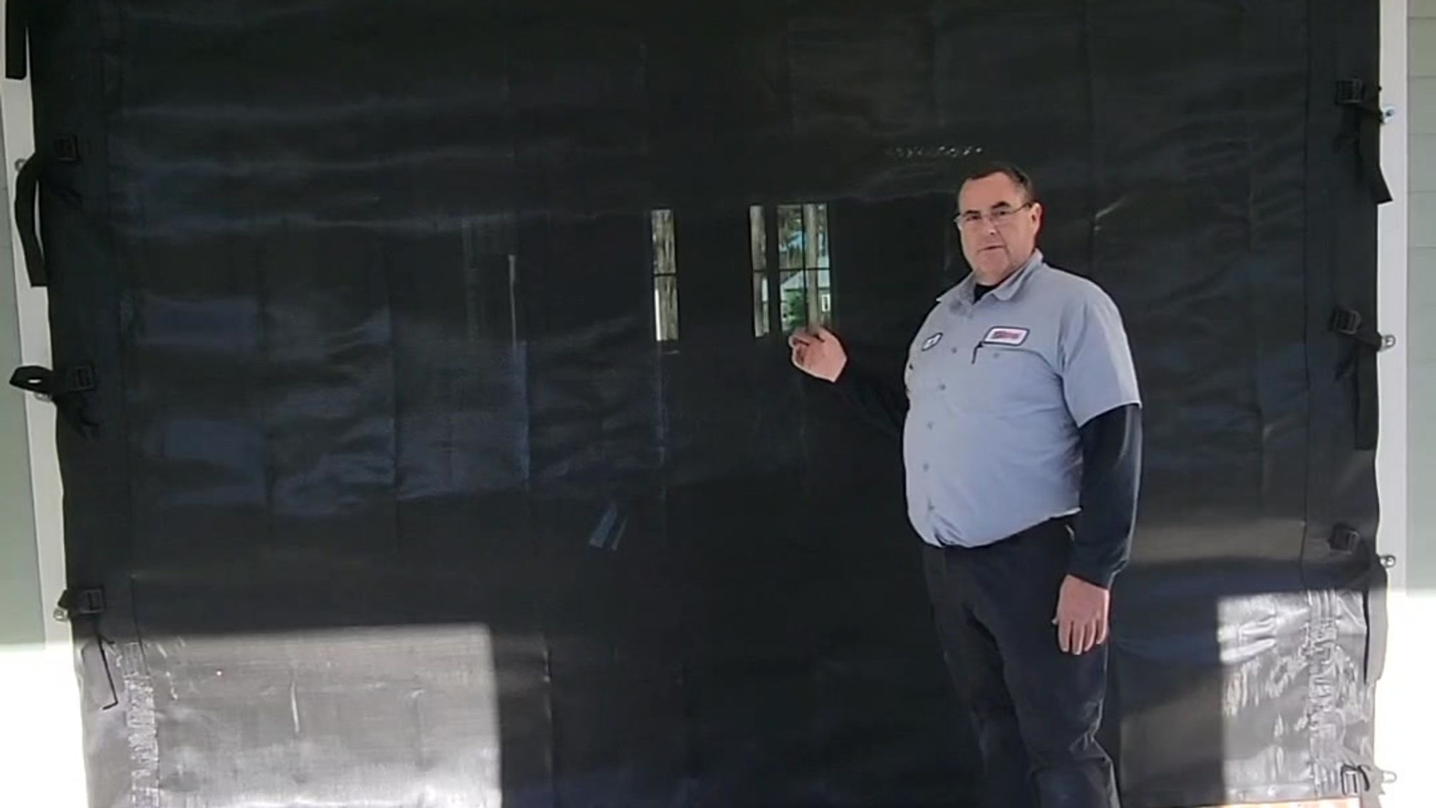 Sliding glass door